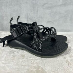 Chaco Kids ZX/1 Sandals Hugs And Kisses Ecotread J180152 Size 1 Black Grey River